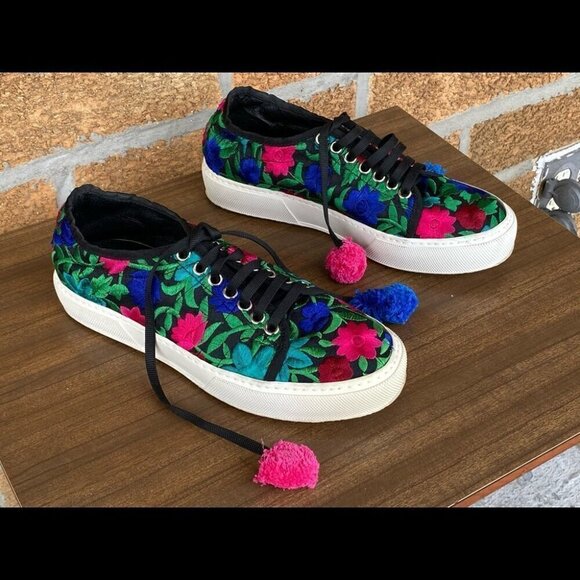 Joshua Sanders embroidered sneakers size 7 - Picture 2 of 12